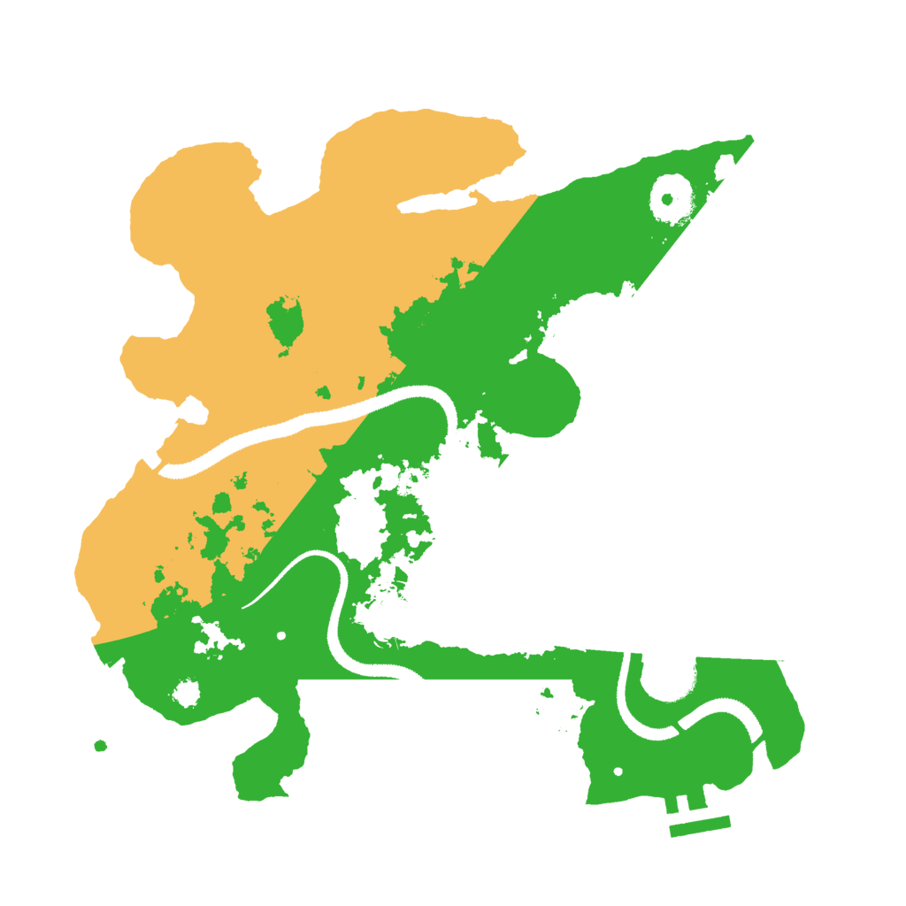 Biome Rust Map: Procedural Map, Size: 3000, Seed: 481011356