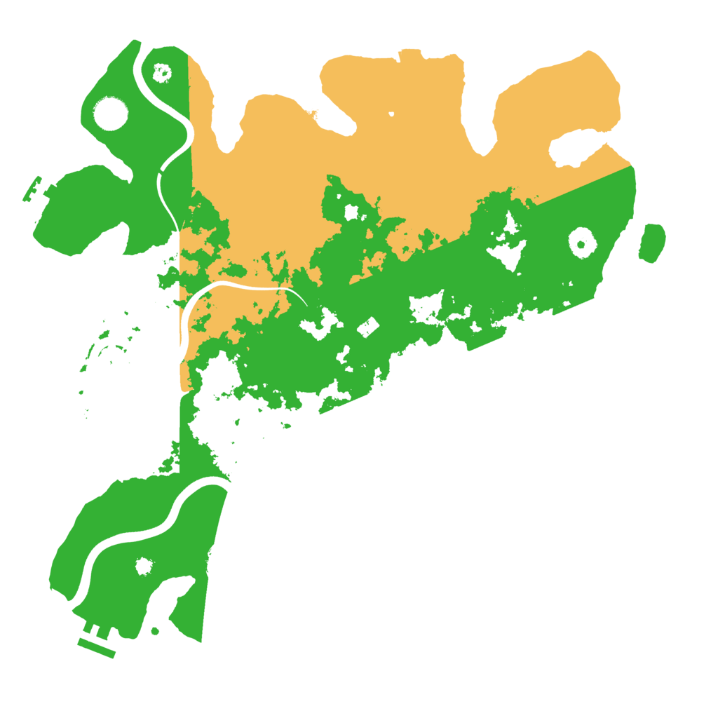 Biome Rust Map: Procedural Map, Size: 3750, Seed: 1628925881