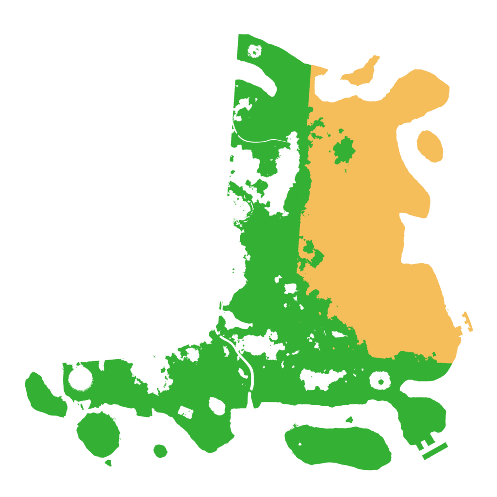Biome Rust Map: Procedural Map, Size: 3700, Seed: 575154598