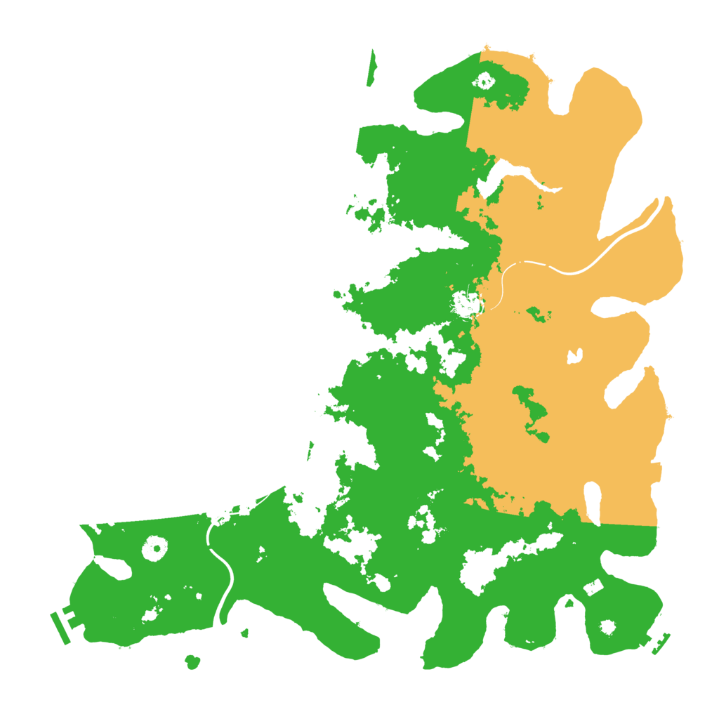 Biome Rust Map: Procedural Map, Size: 4250, Seed: 987154213
