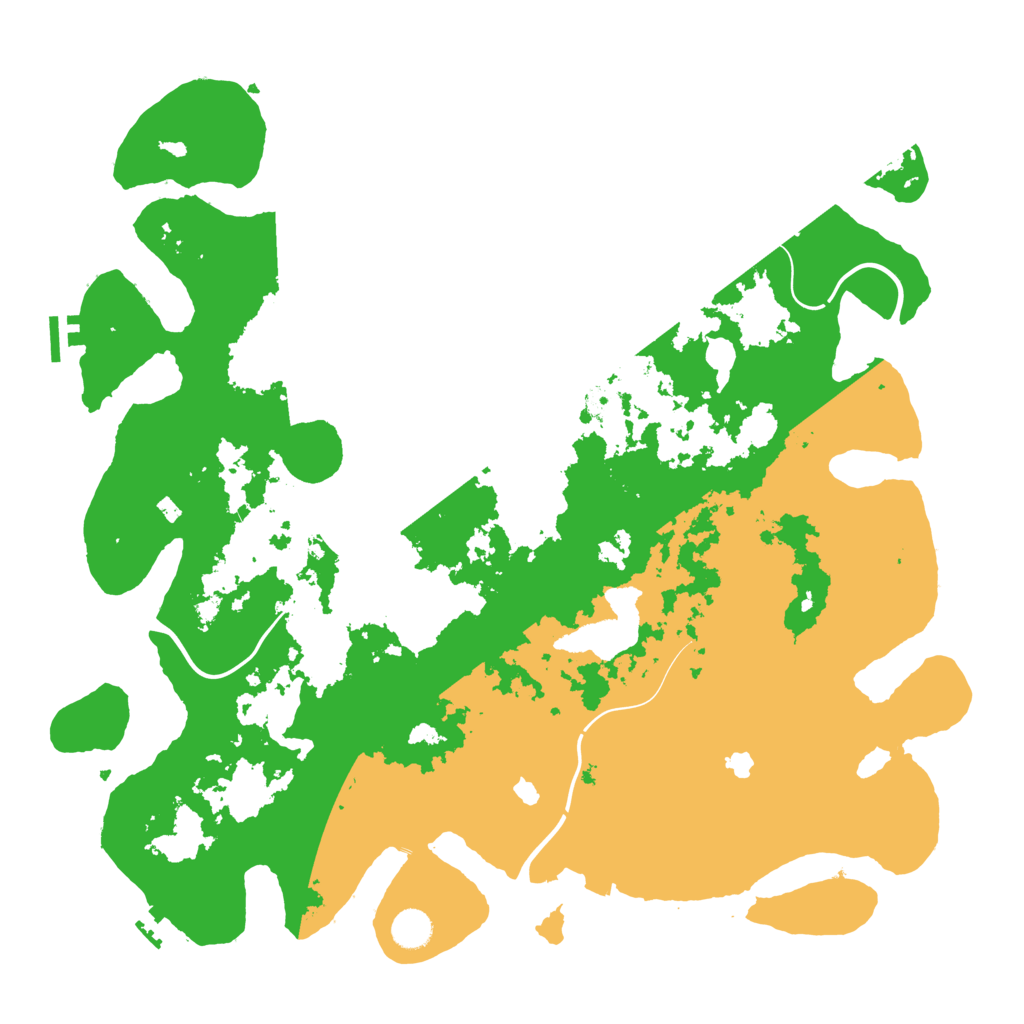 Biome Rust Map: Procedural Map, Size: 4500, Seed: 601455960