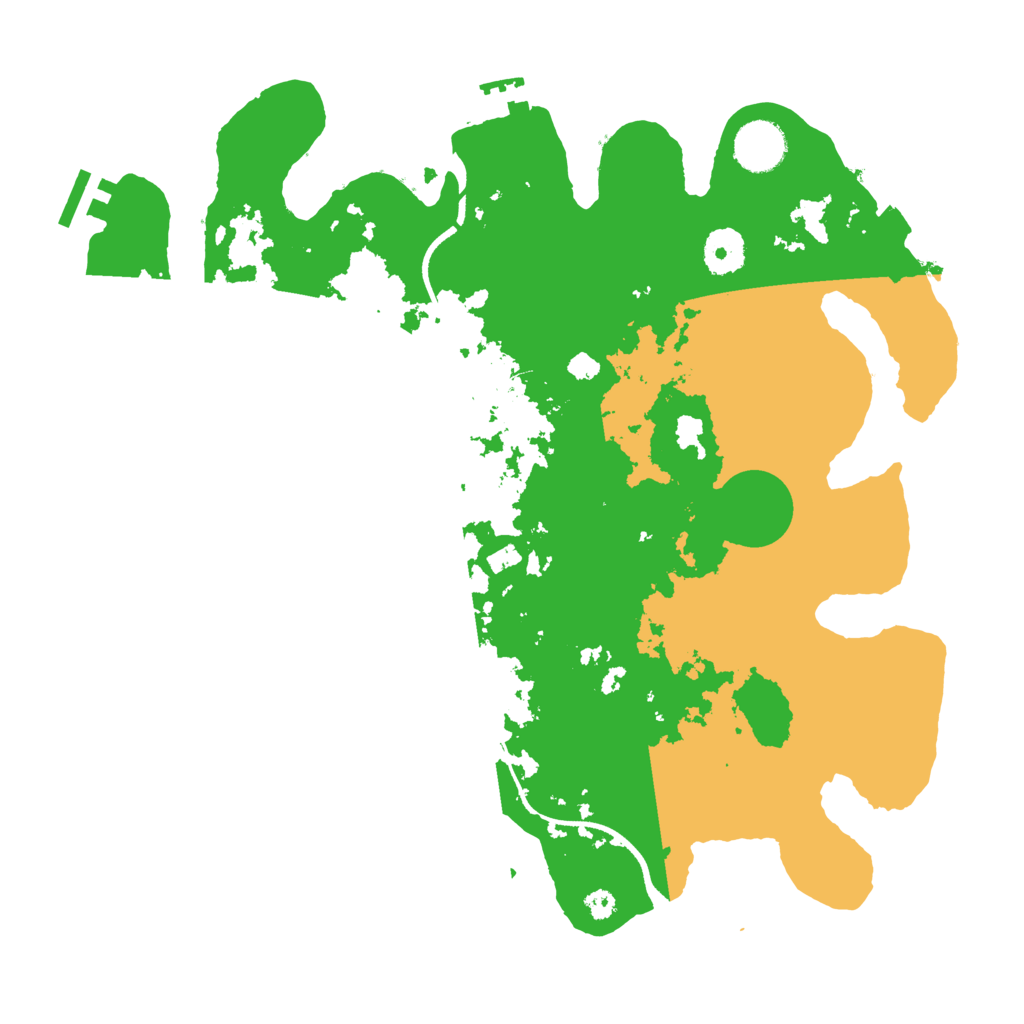 Biome Rust Map: Procedural Map, Size: 3500, Seed: 717894558