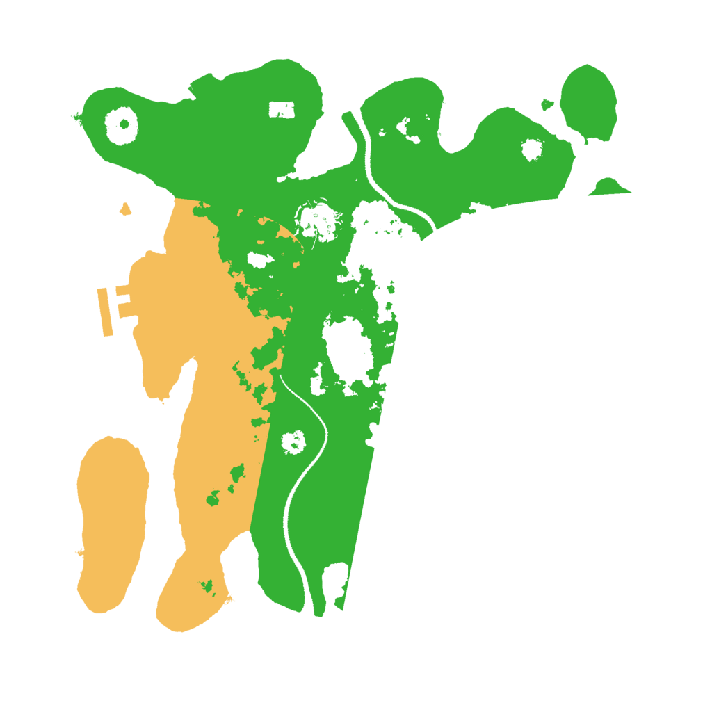 Biome Rust Map: Procedural Map, Size: 3000, Seed: 554343088