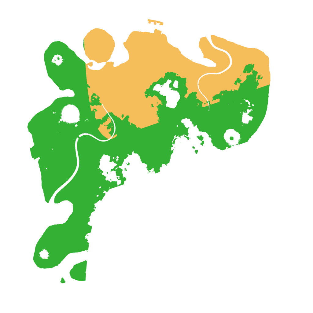 Biome Rust Map: Procedural Map, Size: 3000, Seed: 1710817142