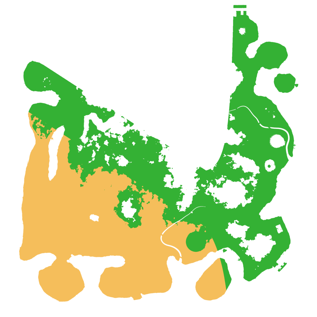 Biome Rust Map: Procedural Map, Size: 4200, Seed: 309762922