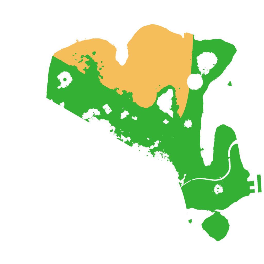 Biome Rust Map: Procedural Map, Size: 3000, Seed: 117290245