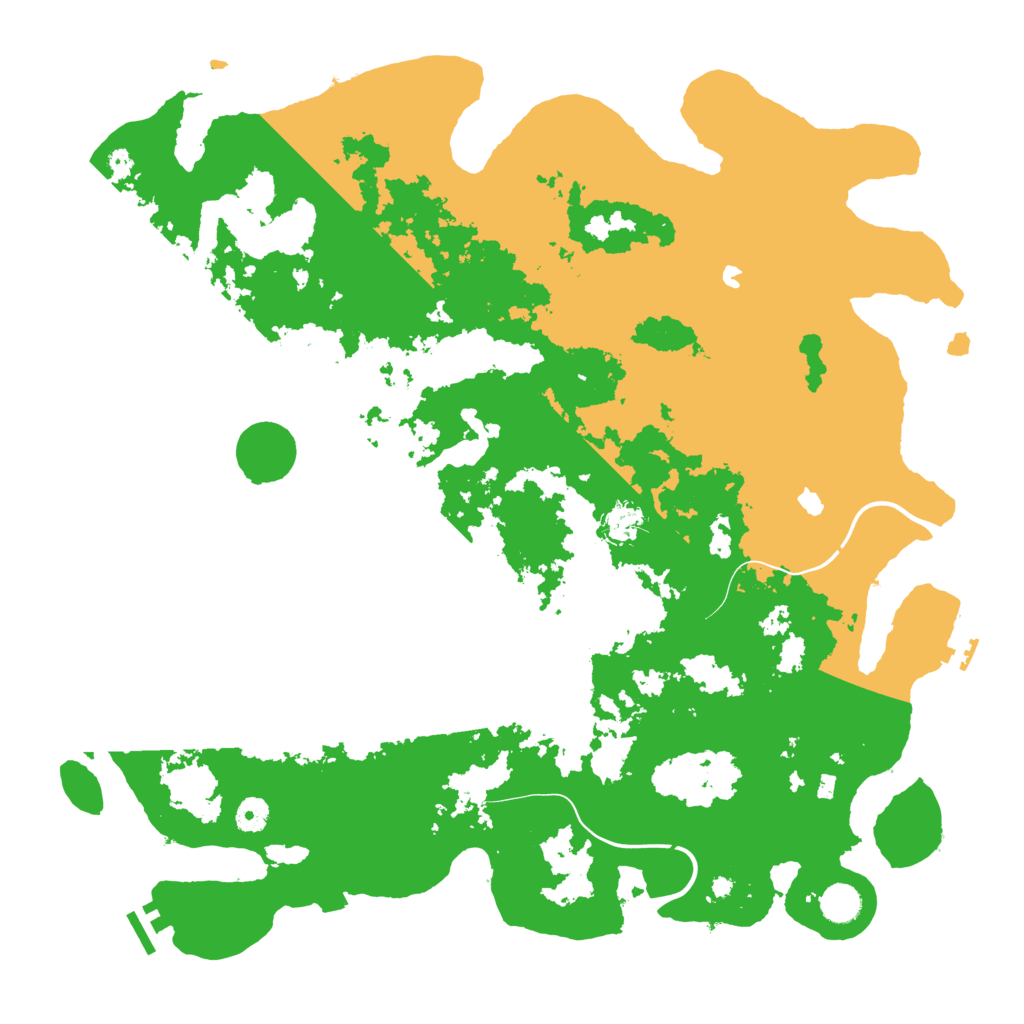 Biome Rust Map: Procedural Map, Size: 4500, Seed: 2050235897