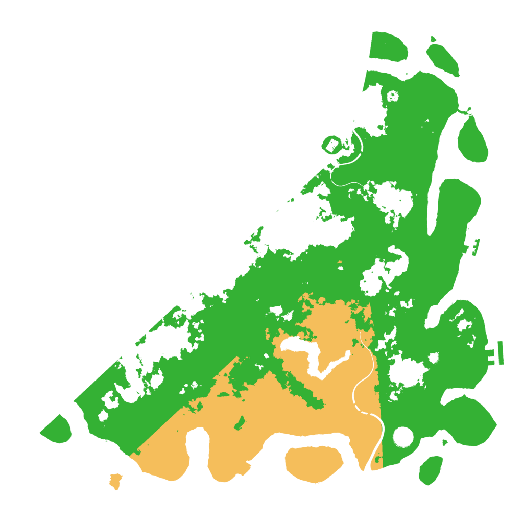 Biome Rust Map: Procedural Map, Size: 4500, Seed: 1268287043