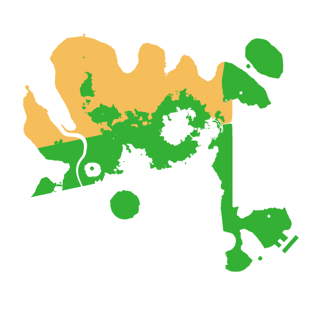 Biome Rust Map: Procedural Map, Size: 3000, Seed: 646846165