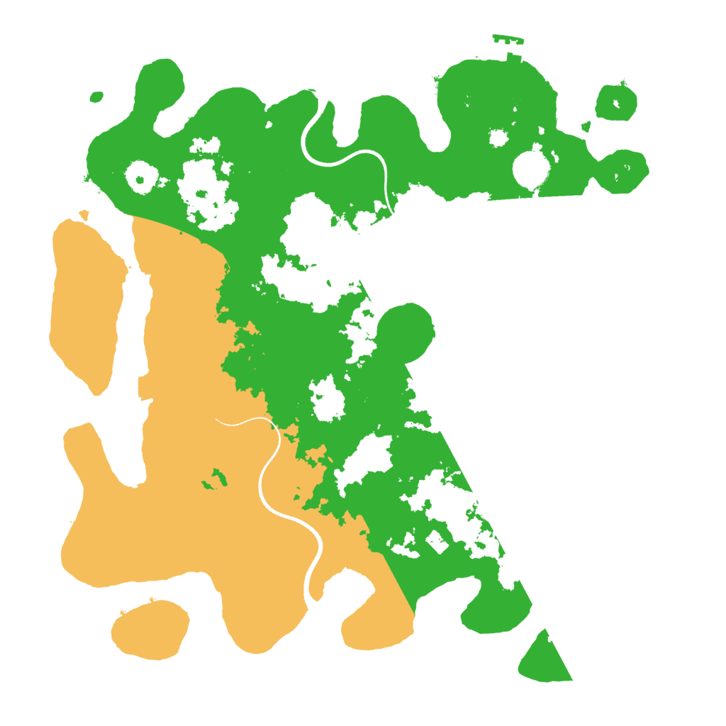 Biome Rust Map: Procedural Map, Size: 3500, Seed: 584729031
