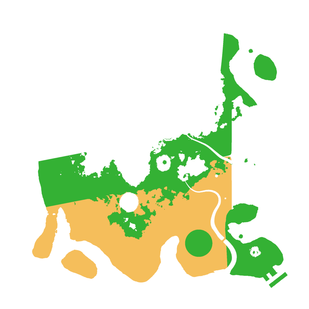 Biome Rust Map: Procedural Map, Size: 3000, Seed: 338754089