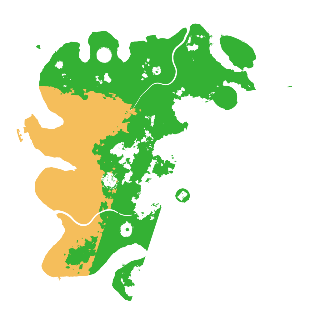 Biome Rust Map: Procedural Map, Size: 3700, Seed: 1674720975