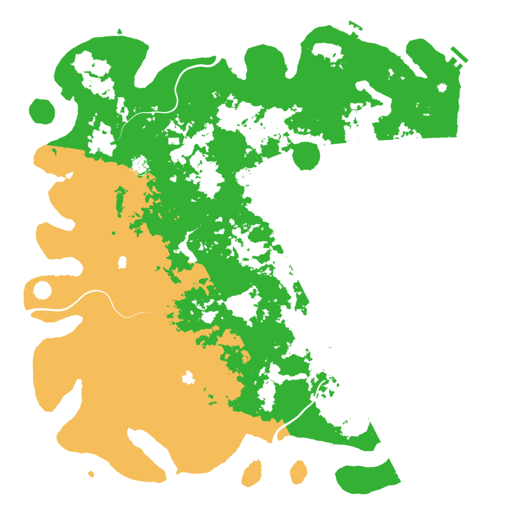 Biome Rust Map: Procedural Map, Size: 5000, Seed: 1128045230
