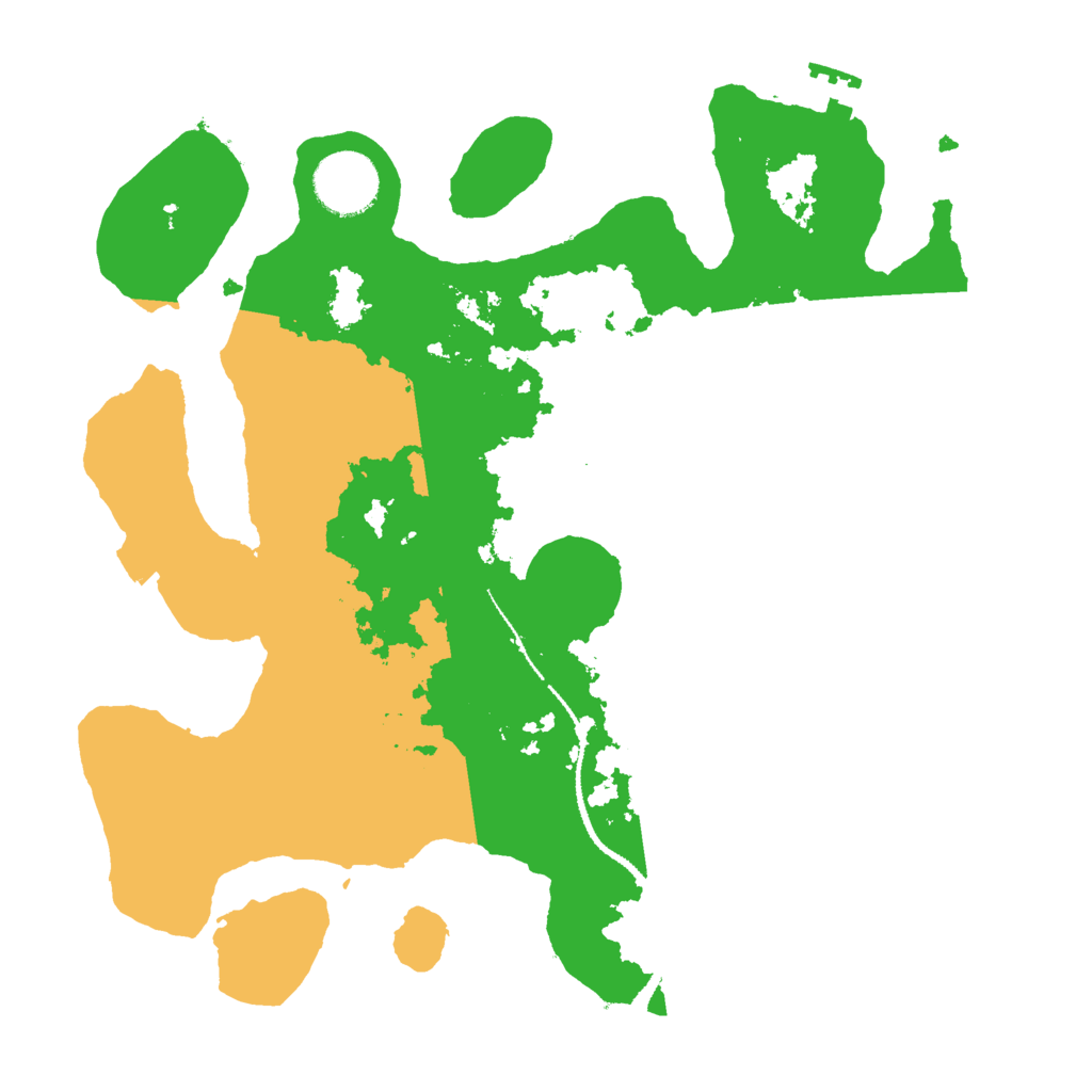 Biome Rust Map: Procedural Map, Size: 3000, Seed: 2054203488