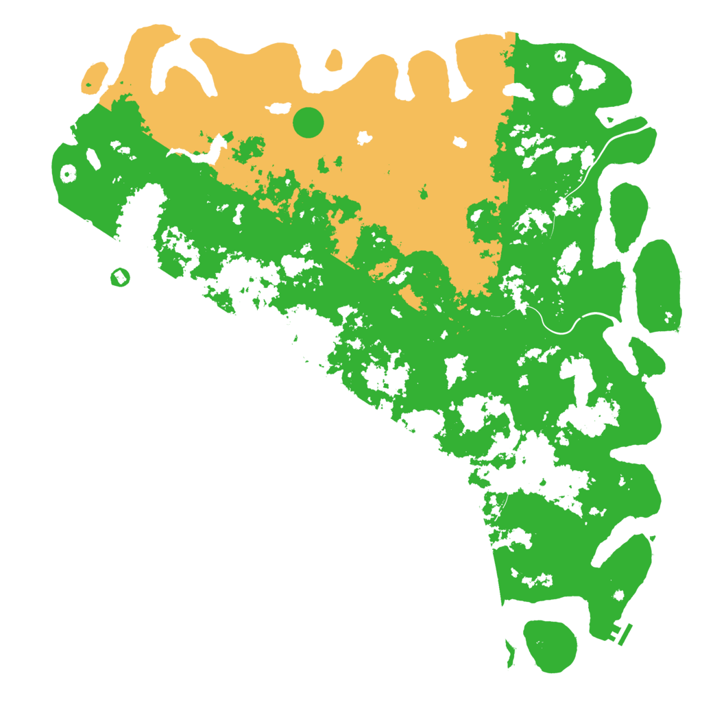 Biome Rust Map: Procedural Map, Size: 6000, Seed: 1483235380