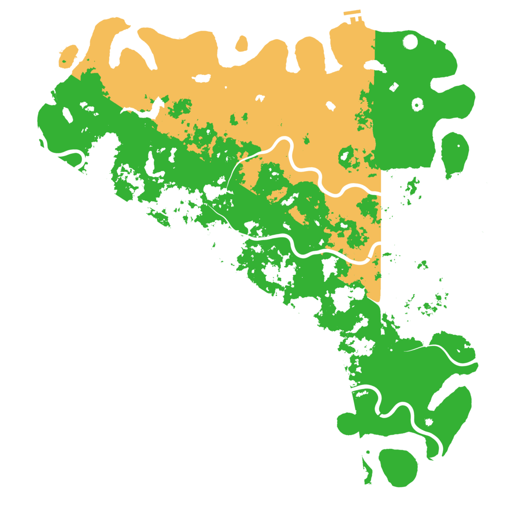 Biome Rust Map: Procedural Map, Size: 6000, Seed: 1483235380