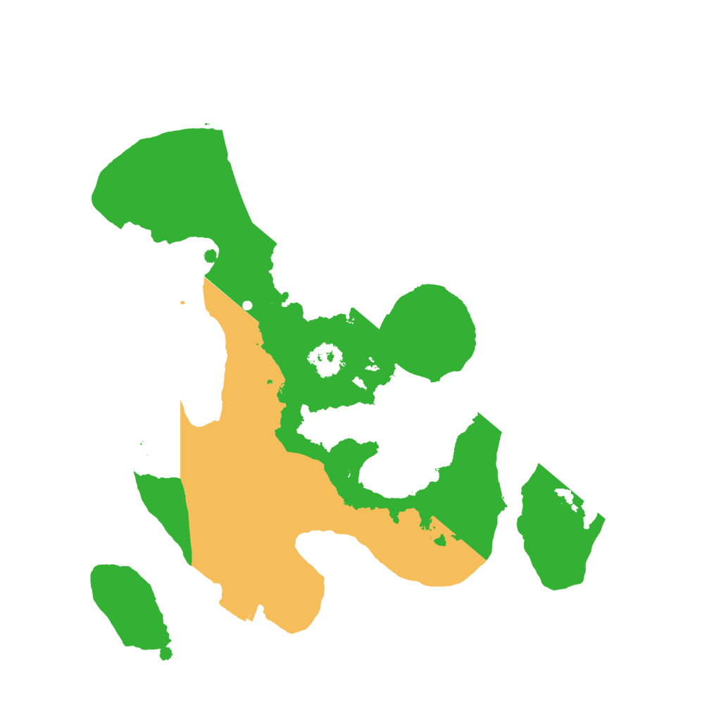 Biome Rust Map: Procedural Map, Size: 2200, Seed: 13398505