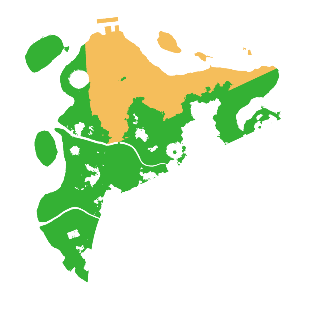 Biome Rust Map: Procedural Map, Size: 3000, Seed: 812847121