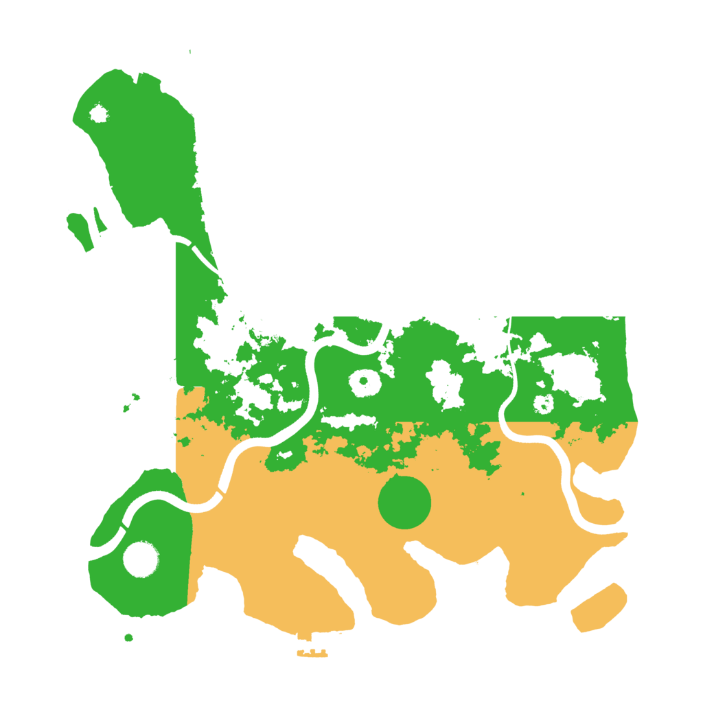 Biome Rust Map: Procedural Map, Size: 3500, Seed: 589415553