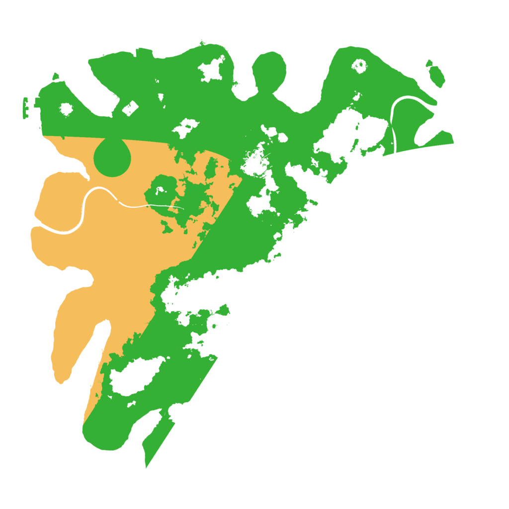 Biome Rust Map: Procedural Map, Size: 3600, Seed: 1997825843