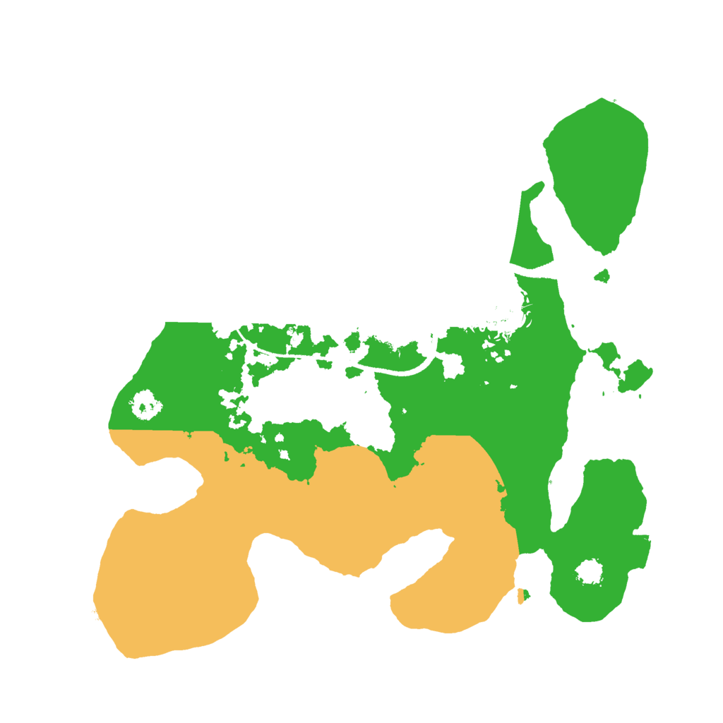 Biome Rust Map: Procedural Map, Size: 2500, Seed: 69274