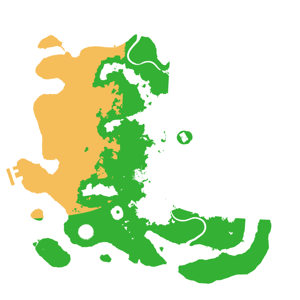 Biome Rust Map: Procedural Map, Size: 3500, Seed: 1871626575