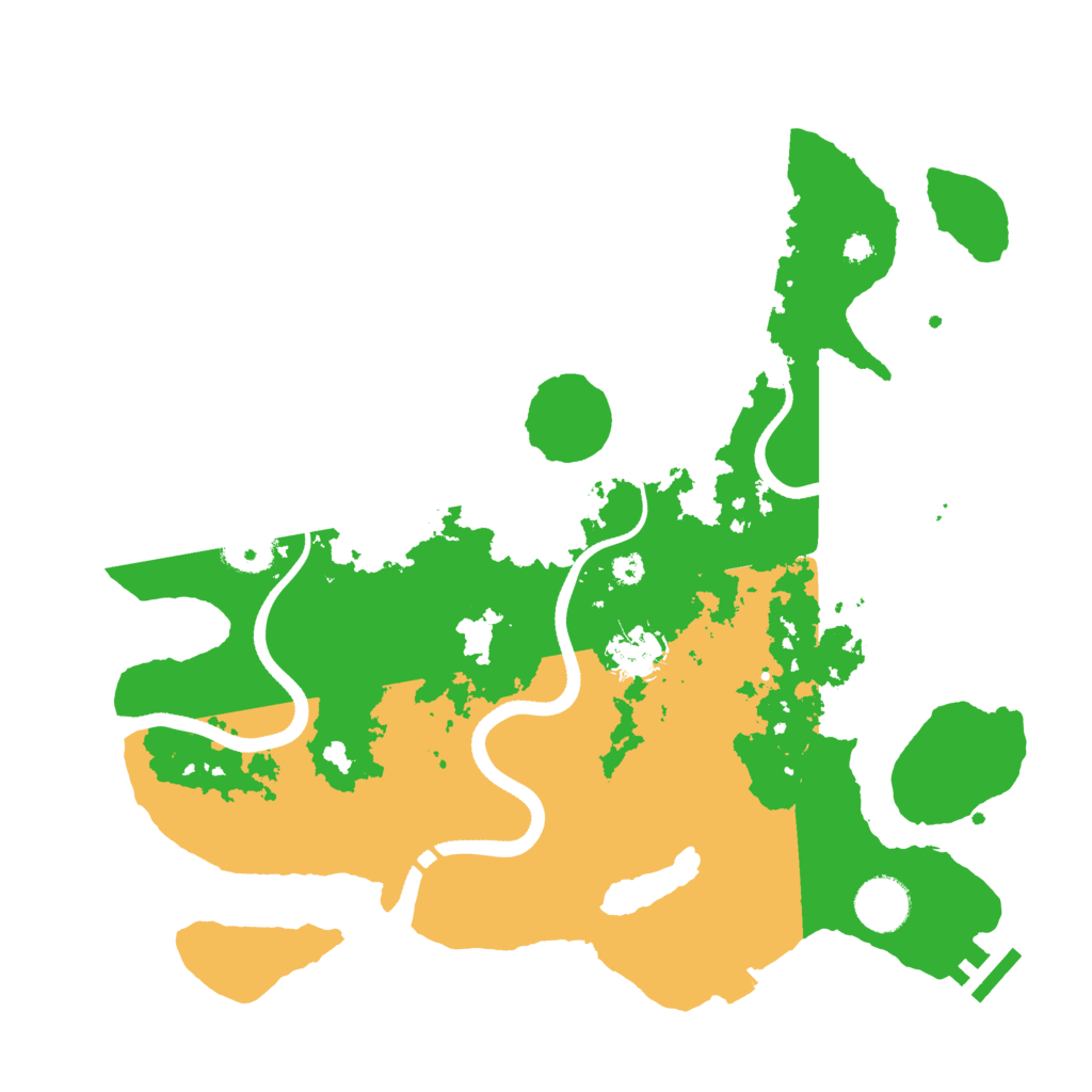 Biome Rust Map: Procedural Map, Size: 3500, Seed: 1505502567