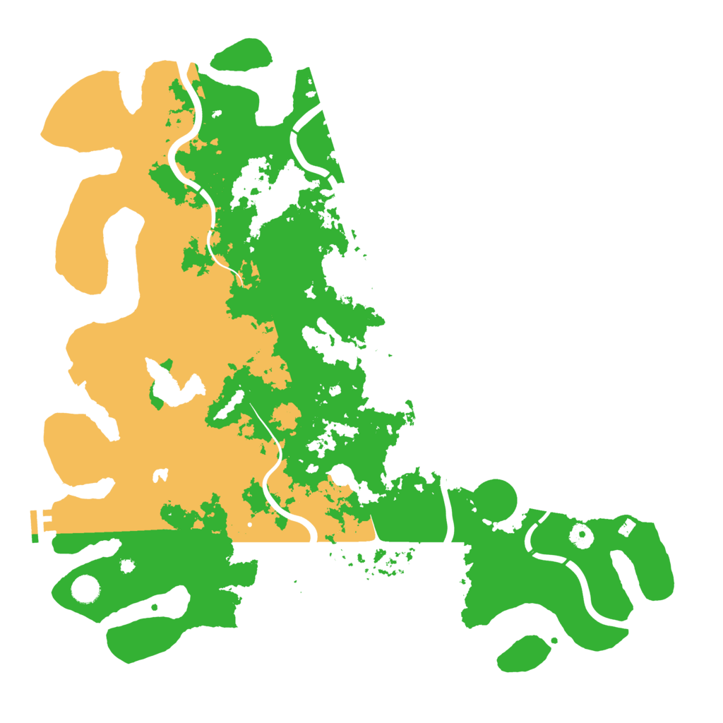 Biome Rust Map: Procedural Map, Size: 4500, Seed: 1106102461