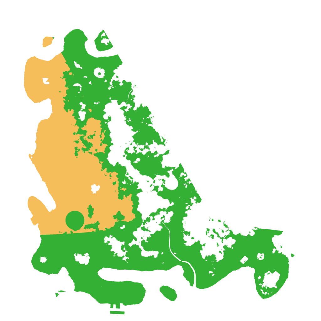Biome Rust Map: Procedural Map, Size: 4500, Seed: 1615404987