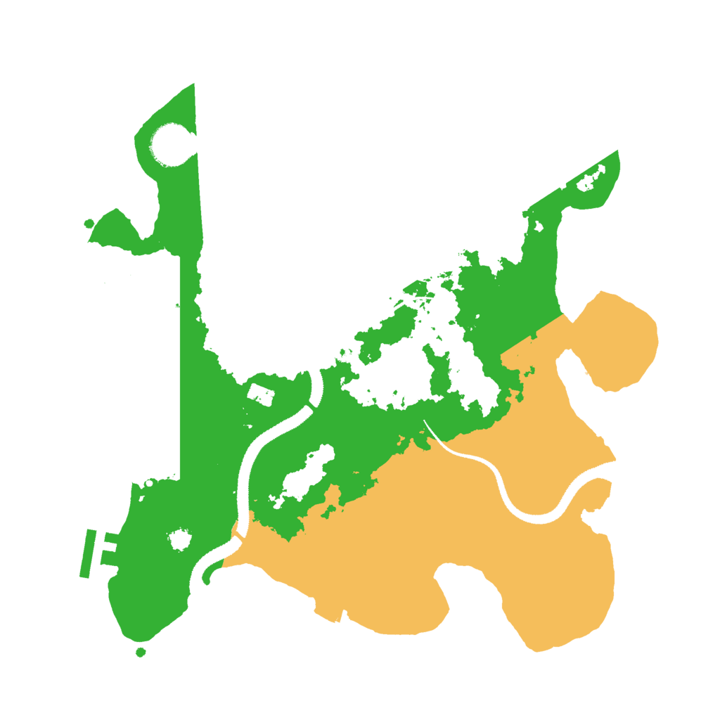 Biome Rust Map: Procedural Map, Size: 3000, Seed: 1425617112
