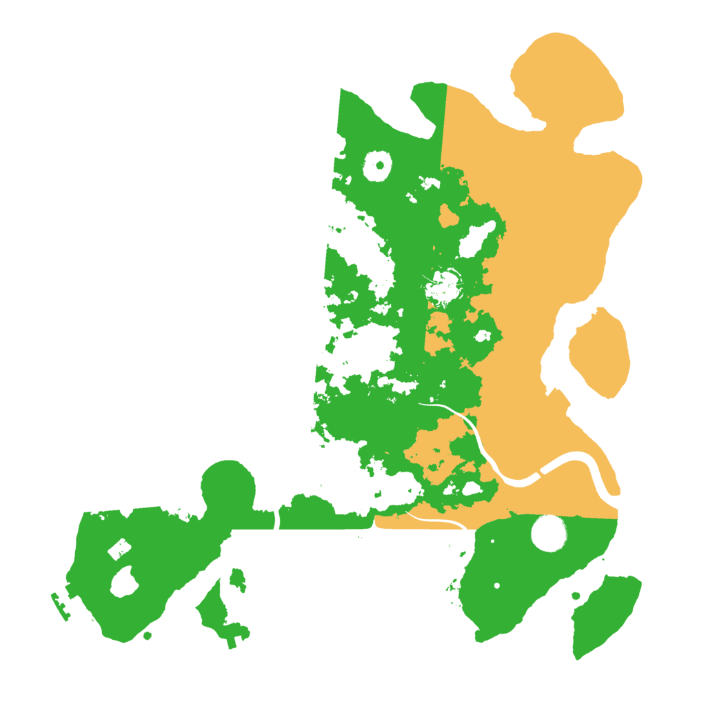 Biome Rust Map: Procedural Map, Size: 3500, Seed: 512061386