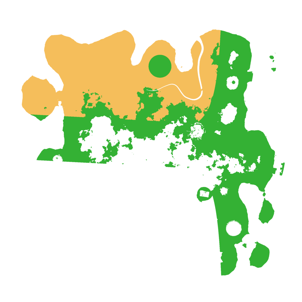 Biome Rust Map: Procedural Map, Size: 3500, Seed: 917018198