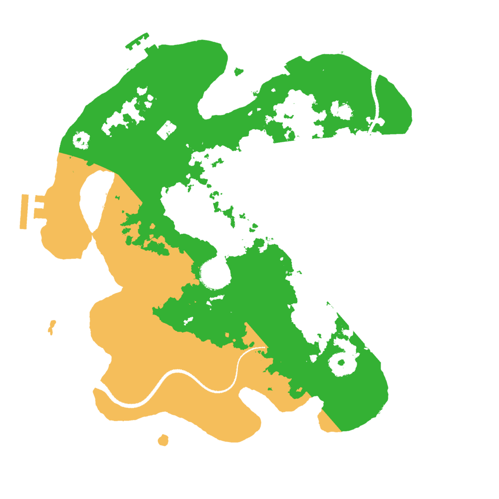 Biome Rust Map: Procedural Map, Size: 2900, Seed: 22554378