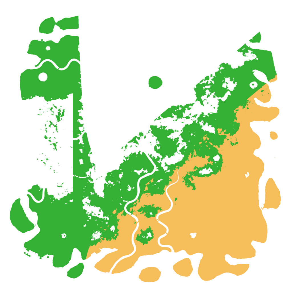 Biome Rust Map: Procedural Map, Size: 6000, Seed: 3571321