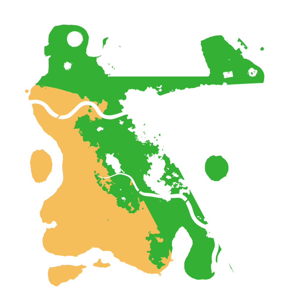 Biome Rust Map: Procedural Map, Size: 3500, Seed: 1231083351