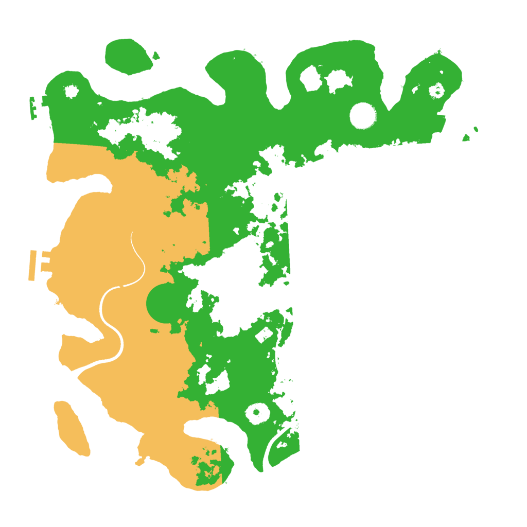 Biome Rust Map: Procedural Map, Size: 3500, Seed: 514215760
