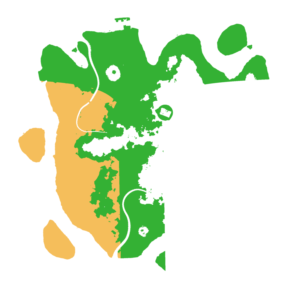Biome Rust Map: Procedural Map, Size: 3000, Seed: 1262865437