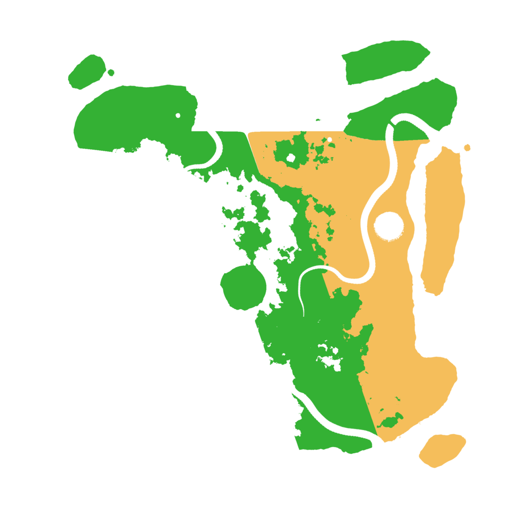 Biome Rust Map: Procedural Map, Size: 3200, Seed: 810434761