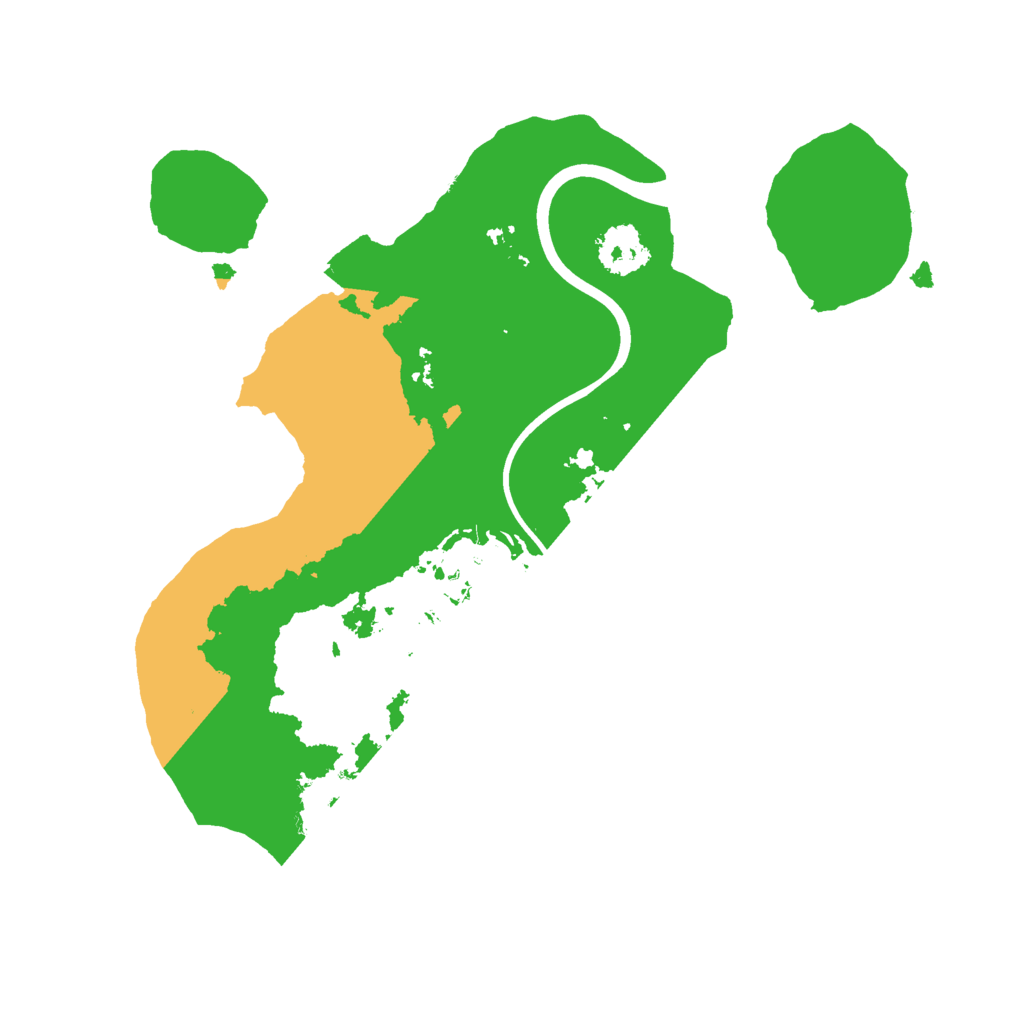 Biome Rust Map: Procedural Map, Size: 2100, Seed: 75193