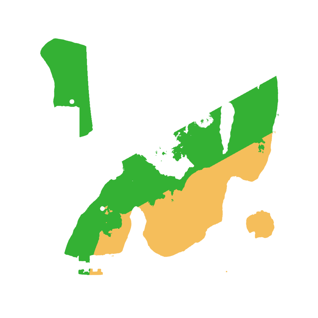 Biome Rust Map: Procedural Map, Size: 2000, Seed: 1387