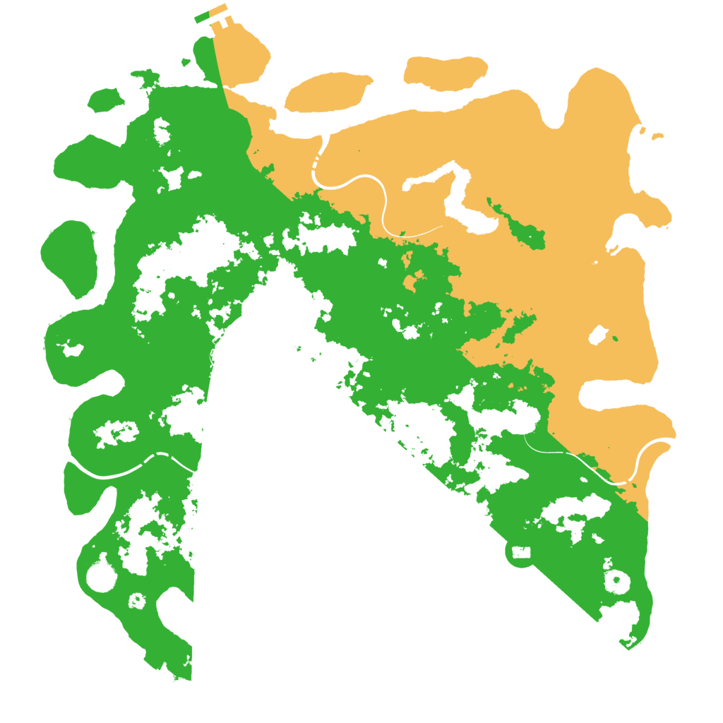 Biome Rust Map: Procedural Map, Size: 4250, Seed: 29084