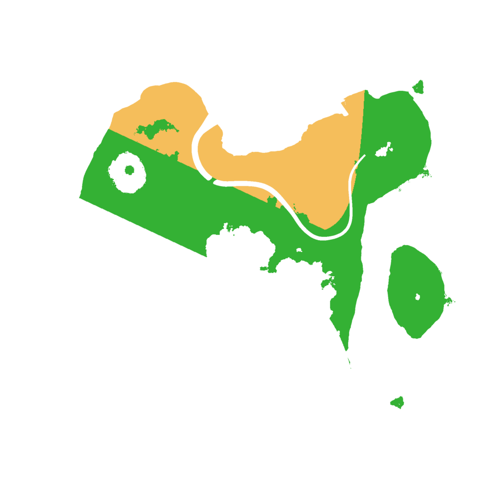 Biome Rust Map: Procedural Map, Size: 2000, Seed: 1911108965
