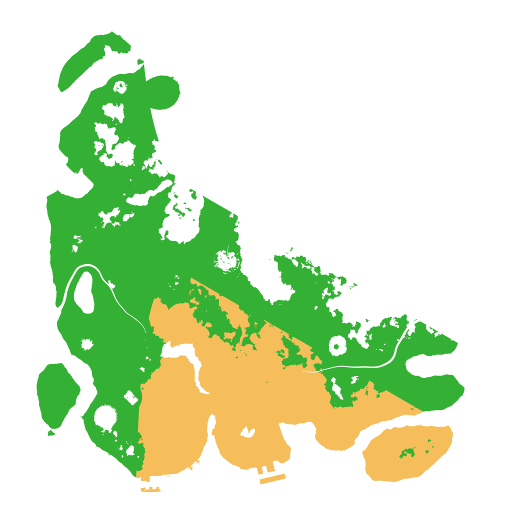 Biome Rust Map: Procedural Map, Size: 4000, Seed: 1028449103