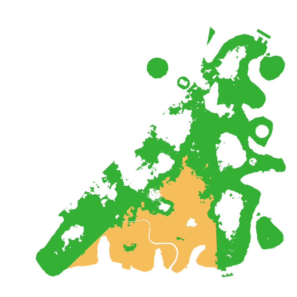 Biome Rust Map: Procedural Map, Size: 4000, Seed: 3123456