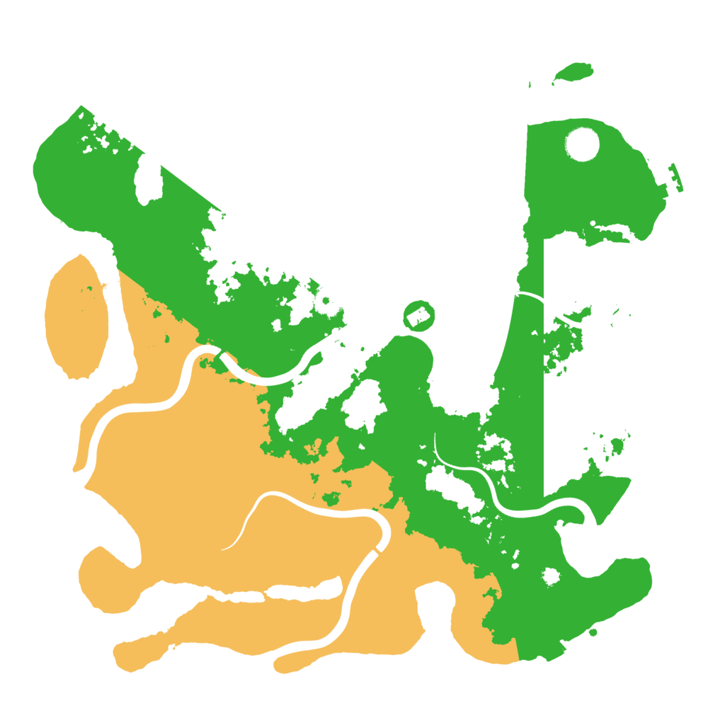 Biome Rust Map: Procedural Map, Size: 3750, Seed: 483468845