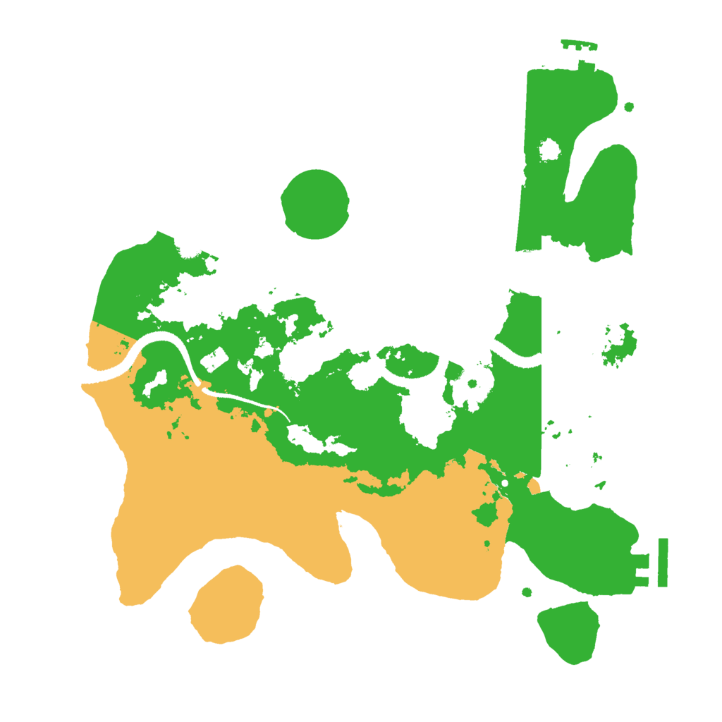 Biome Rust Map: Procedural Map, Size: 3000, Seed: 2037815