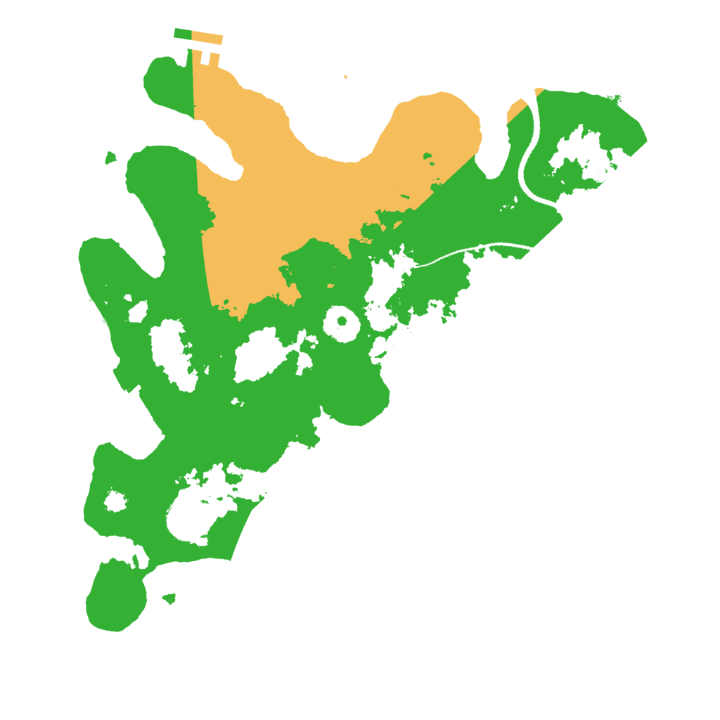 Biome Rust Map: Procedural Map, Size: 3000, Seed: 560790369