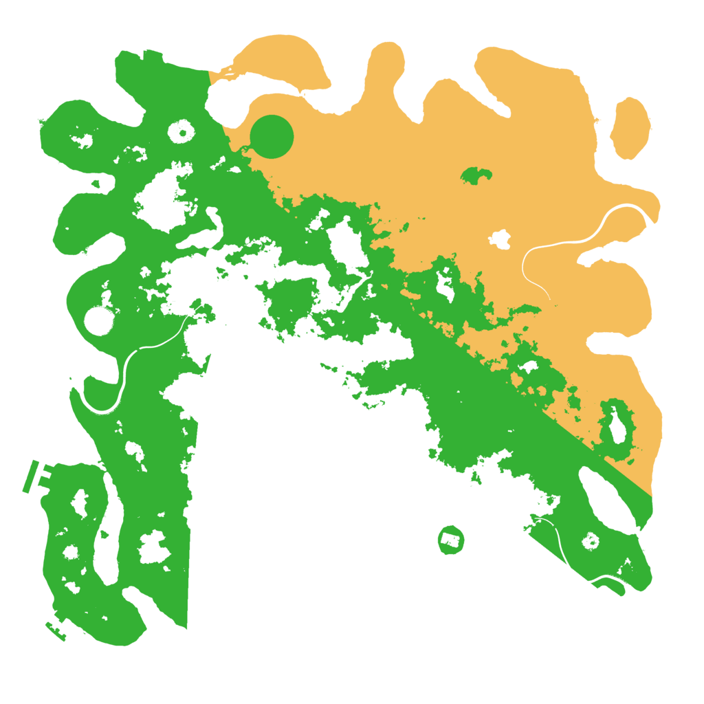 Biome Rust Map: Procedural Map, Size: 4250, Seed: 2009210530