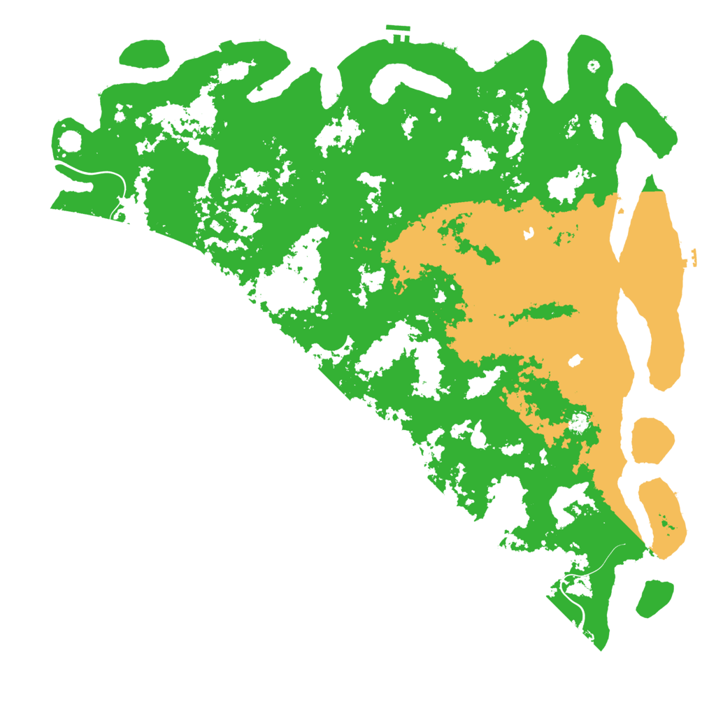 Biome Rust Map: Procedural Map, Size: 6000, Seed: 14746813