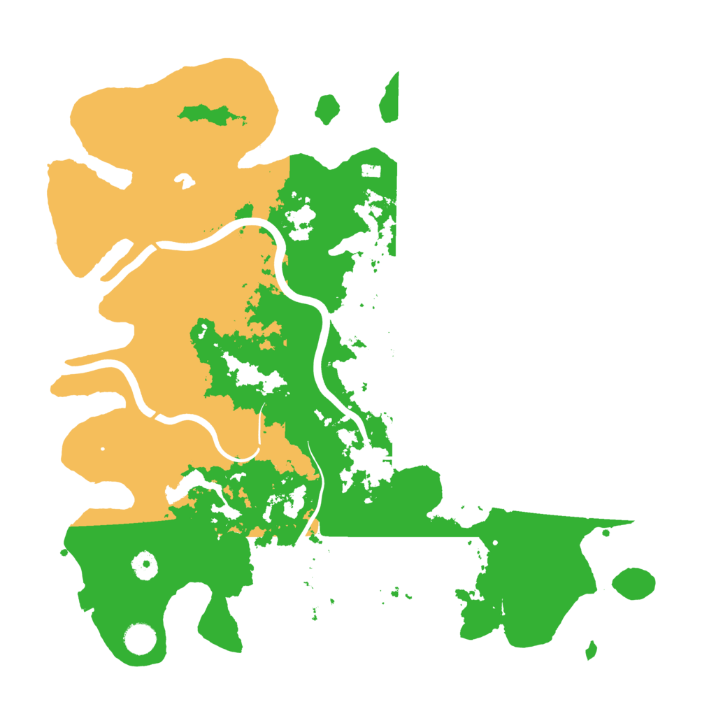 Biome Rust Map: Procedural Map, Size: 4000, Seed: 523463